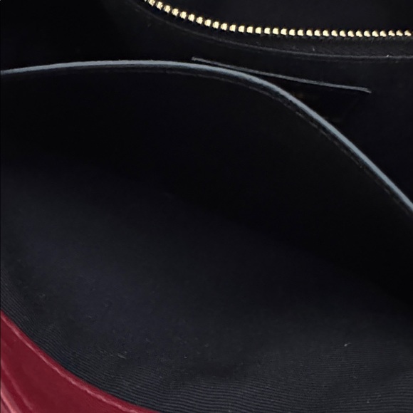 Saint Laurent RARE Burgundy Niki Medium Leather Bag with Gold Tone Hardware - Picture 17 of 17